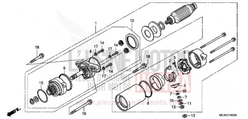 DEMARREUR GL1800F de 2015